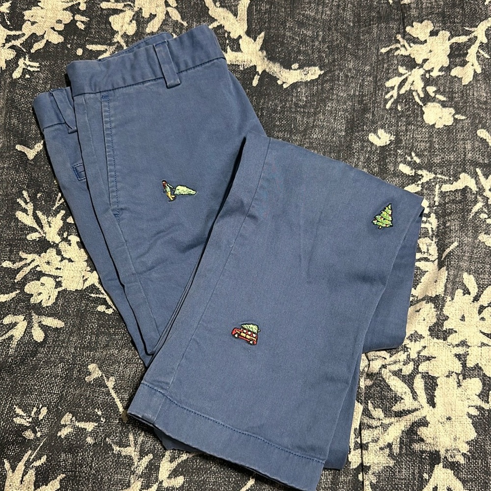 Boys Vineyard Vines Christmas Critter Pants Sz 12